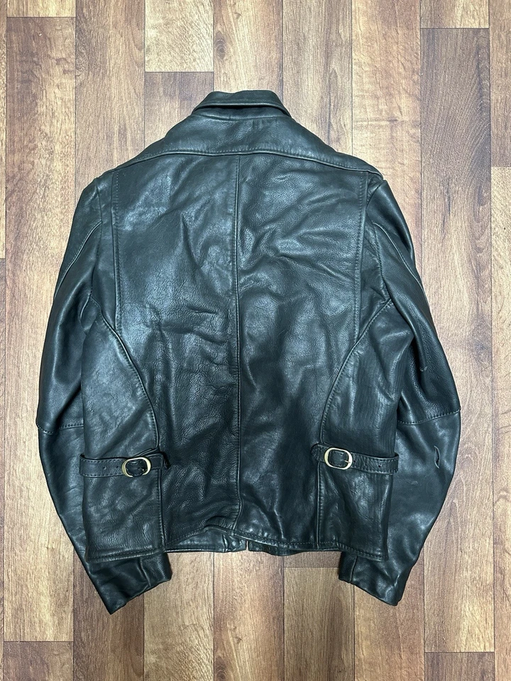 Chaqueta de moto de cuero vintage Vanson años 70 hecha en EE. UU. talla 38 EXCELENTE  Foto 2 de 4