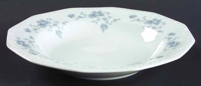 Rosenthal - Continental Blue Bouquet Rimmed Soup Bowl 529994