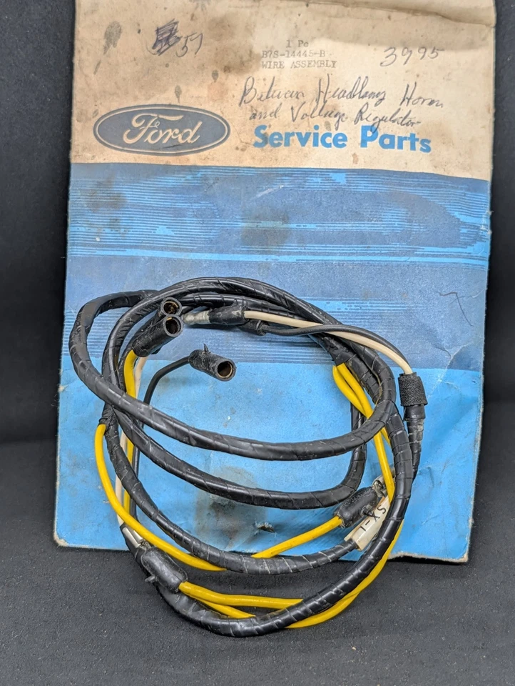 Ford Thunderbird 1957 luz de estacionamiento y bocina crossover arnés de cableado nuevo en stock Foto 2 de 4