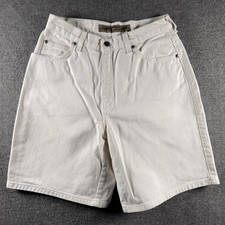Vintage Levi's 900 Series Shorts Womens 28 White Denim High Waist USA 90s Mom