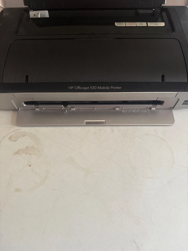 HP OFFICE 100 MOBILE PRINTER CN551A W / AC ADAPTER UNTESTED PARTS OR REPAIR - Image 3 of 4