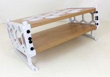 19" 2U DESKTOP STUDIO RACK POD CASE CABINET AUDIO EQUIPMENT STONE EFFECT