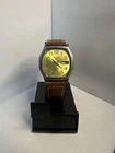 Seiko 5 Automatic 6119‑8020 Vintage Gold Sunburst Dial Japanese Day Date Japan