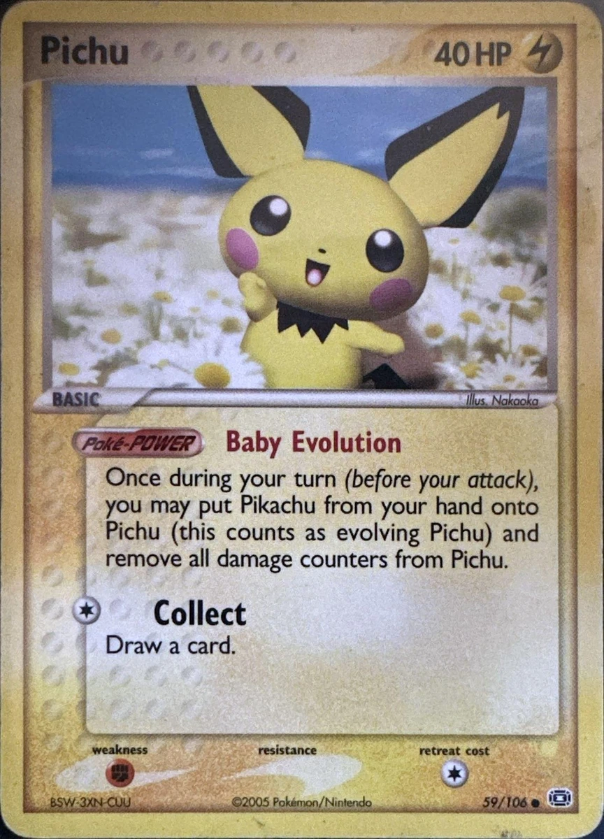 プッチ様 25+ Pichu 59/106 Emerald for sale | Updated Oct 2026