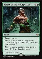 MTG - RETURN OF THE WILDSPEAKER - Lorwyn Eclipsed Commander (R)