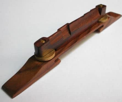 #ad #ad Rosewood Archtop Guitar Bridge with Golden Hardware $22.99