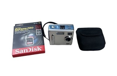 【動作確認済み】美品PDC3070 Polaroid Polaroid Digital Camera PDC 3070 3.2MP Silver Tested Working AAA