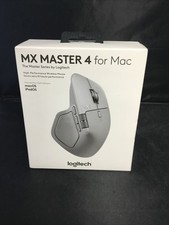 Genuine Logitech MX Master 4 for MAC Wireless Mouse WHITE SILVER 910-007574