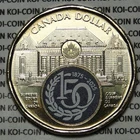 UNC 1875-2025 Canada Supreme Court colored $1 dollar loonie coin uncirculated