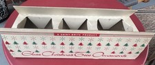 VTG Shiny Brite Fanci-Pak Christmas Ornament Box 1950s Made In USA Empty