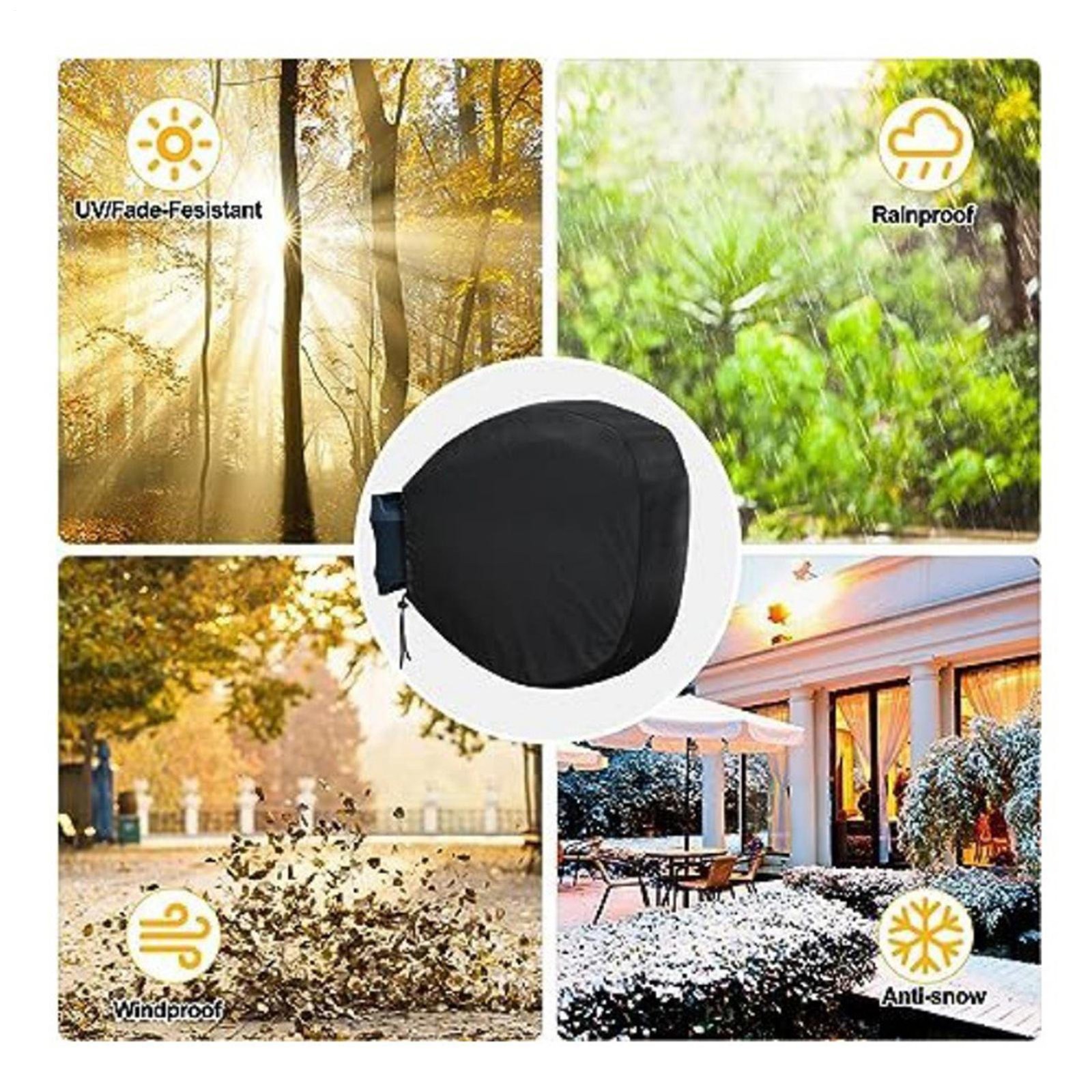 Hose Reel Cover Retractable Garden Wall Mounted Hose Storage Bib Dustproof Cloth