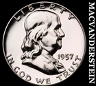 1957 Franklin Half Dollar- Silver Choice Gem Proof Luster No Reserve #i5673