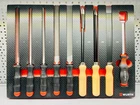 Würth Workshop Files Files and Scraper Gasket Scraper Set Tool Trolley
