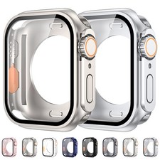 Full Cover Screen Protector Water-Resist For Apple Watch Series 9 8 7 6 5 4 SE