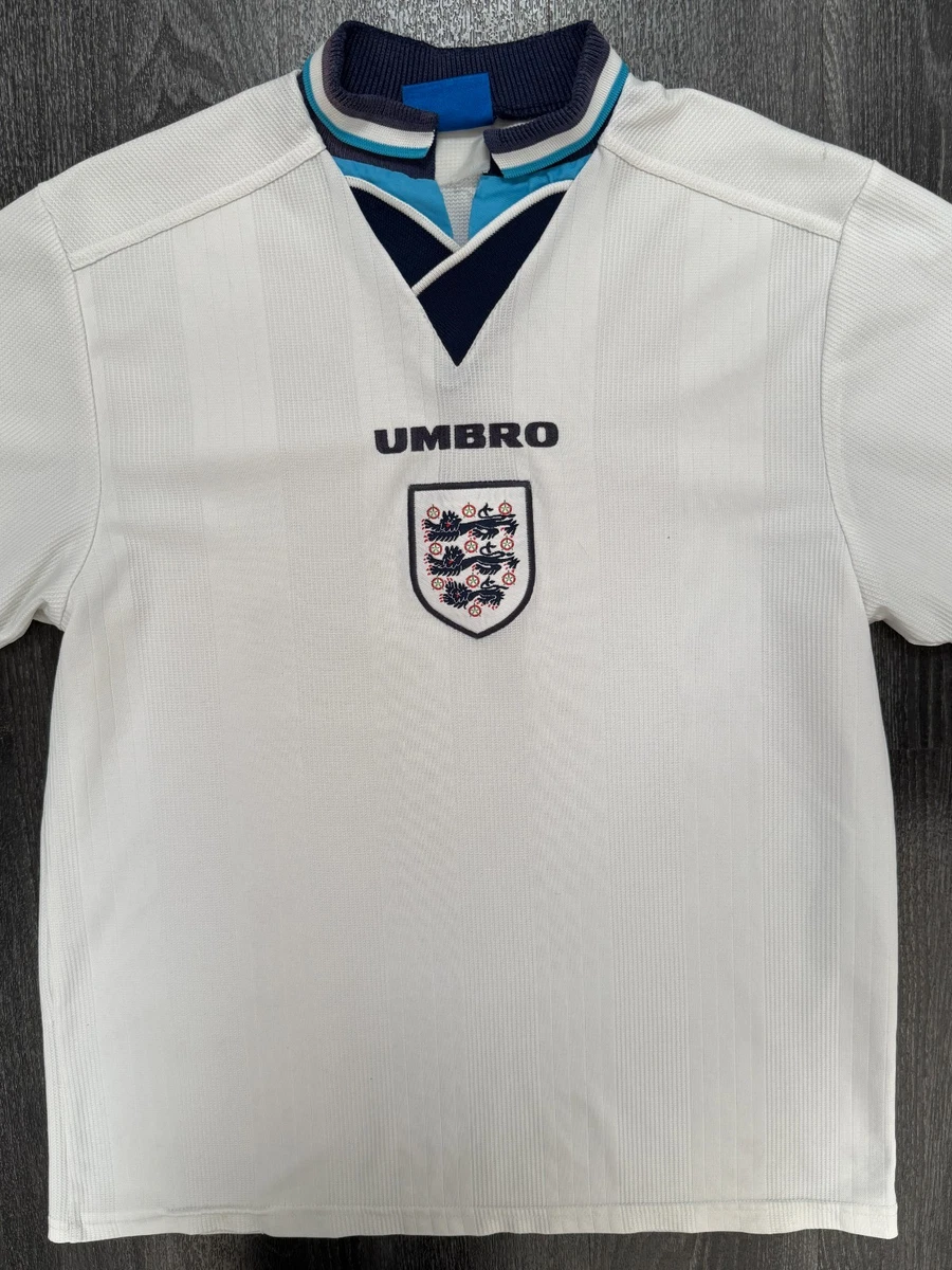 Maillot Angleterre Domicile Euro 96 Officiel Umbro - Taille L - Neuf étiquettes DEADSTOCK