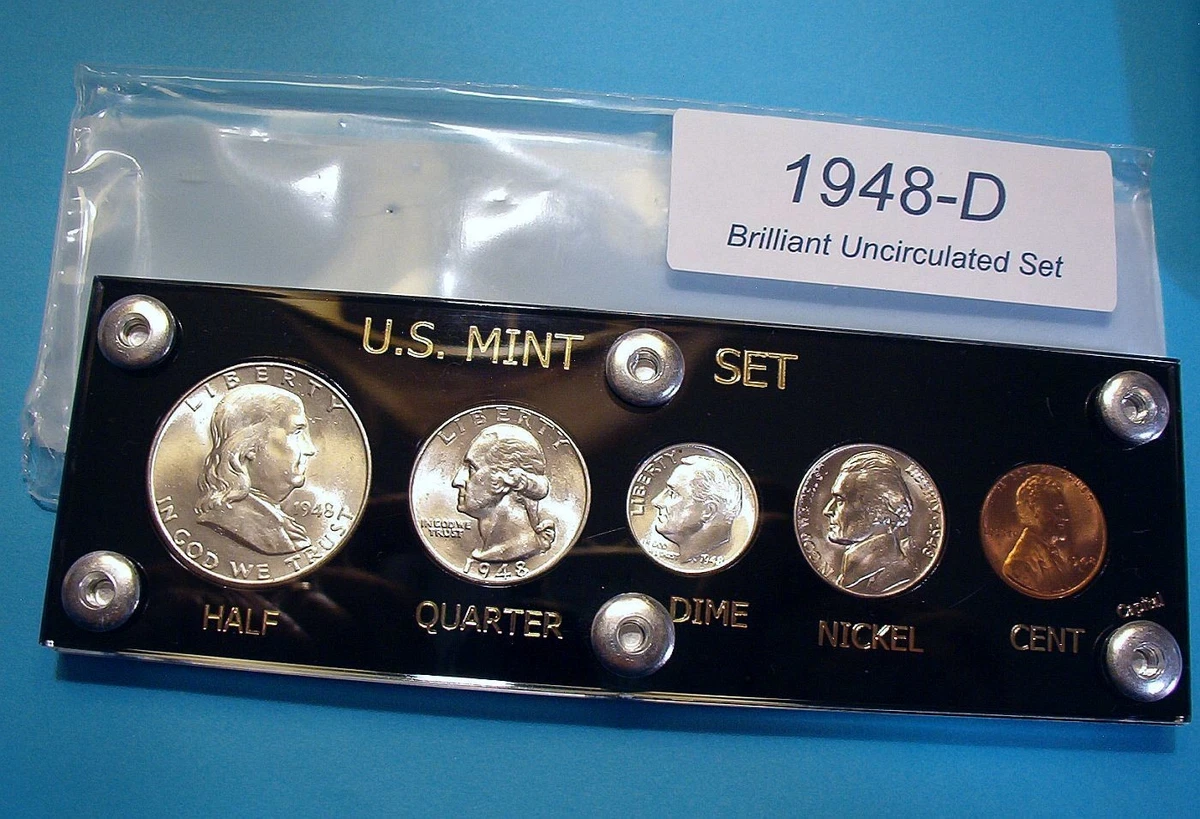 1948 年美国硬币铸币厂套装| eBay