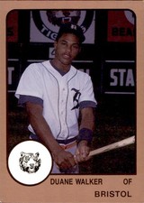 1988 Bristol Tigers ProCards #1878 Duane Walker Brandon Florida FL Baseball Card