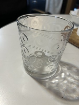 Set 4 Pasabahce Waves Circle Water Glasses
