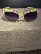 Retro NEW CAT EYED pink green womens sunglasses