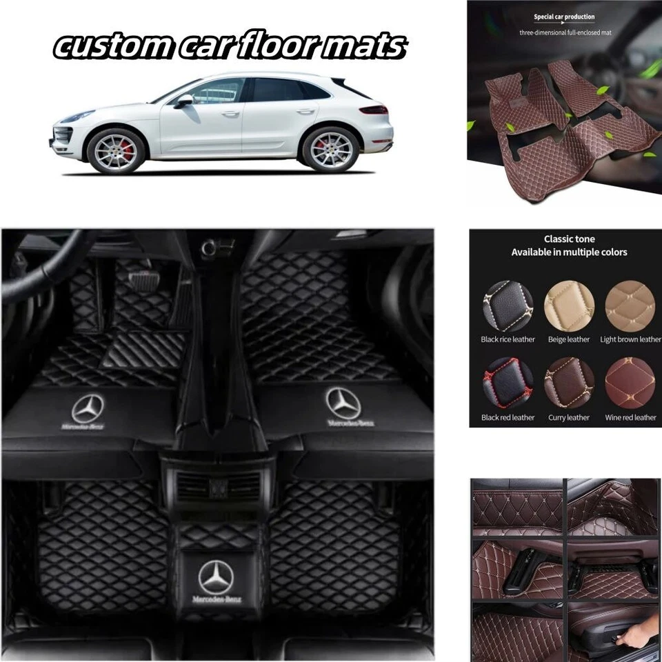 For Mercedes-Benz S-Class Coupe SL-Class Car Floor Mats Cargo Waterproof Carpets Foto 2 de 4
