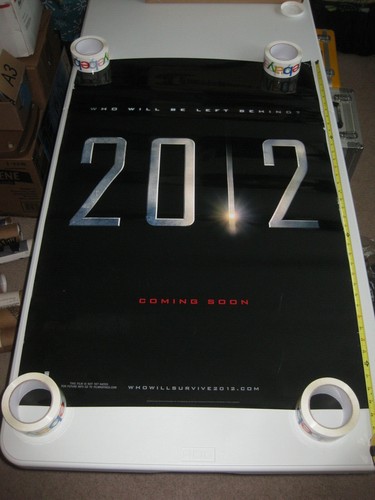 2012 Who Will Be Left Behind? Coming Soon Movie Poster "27x"40 Double Sided 2012