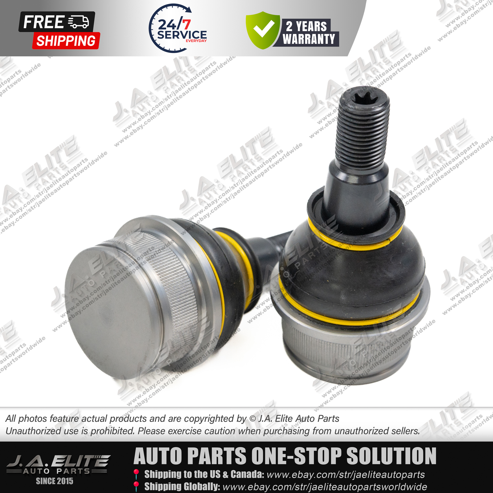 2pcs Front Knuckle Lower Ball Joint for Rolls-Royce Phantom 31216774835
