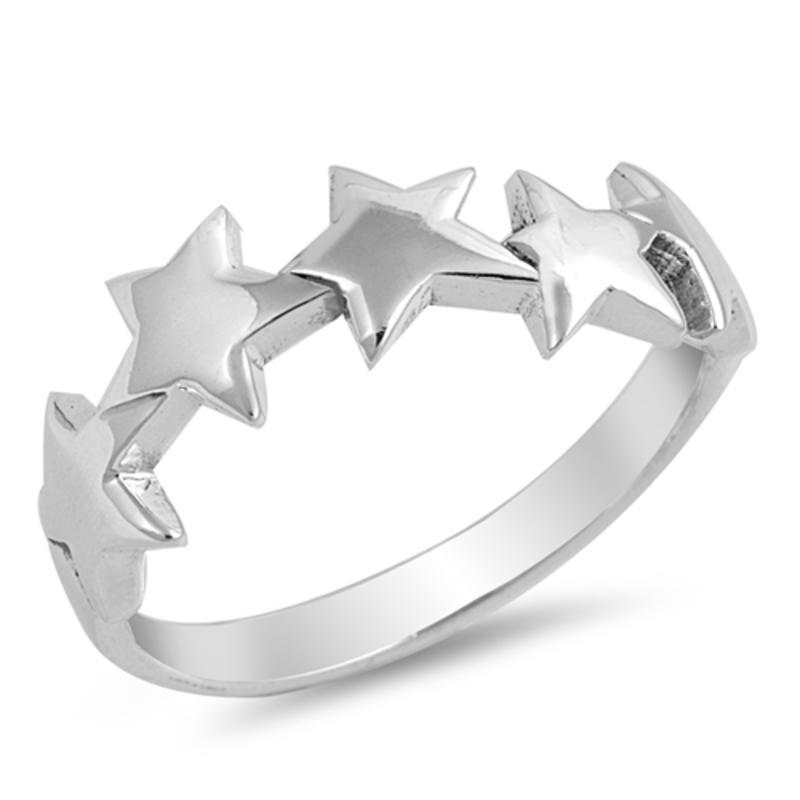 USA Seller 5 Stars Ring Sterling Silver 925 Best Price Jewelry Selectable eBay