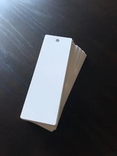 50ea Dye Sublimation Aluminum Bookmarks 2"x6" w/Hole