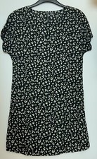 Shein Black Floral Dress Size M