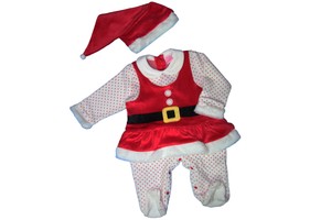 Tutina Completo 2 pezzi Baby Rosso BABBO MAMMA NATALE BIMBA 6/9 MESI | eBay