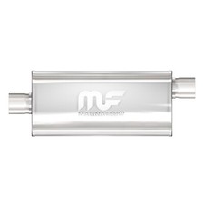 Magnaflow 12259 Stainless Muffler 3 Offset Inletcenter Outlet 18 Body Length