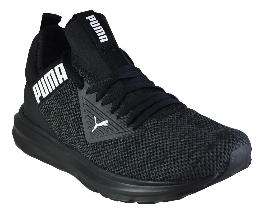 SNEAKERS STRINGATE SPORTIVE PUMA ENZO BETA TESSUTO SCARPE DA GINNASTICA UOMO NERE TAGLIA 13 NUOVE