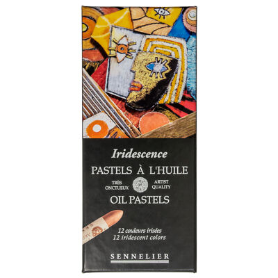 Sennelier Oil Pastels - Karton mit 12 Ölpastellen irisiert - N132520.121