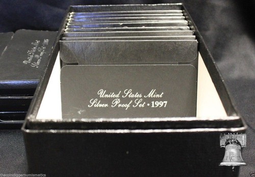 Heavy Duty Storage Box Proof Set Fits Silver US Mint Sets 1968-2006 BLACK Case - Picture 6 of 8