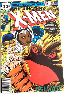 UNCANNY X-MEN. NUMBER 117. 1ST SERIES. KEY 1ST SHADOW KING. JANUARY 1979. FN/VFN