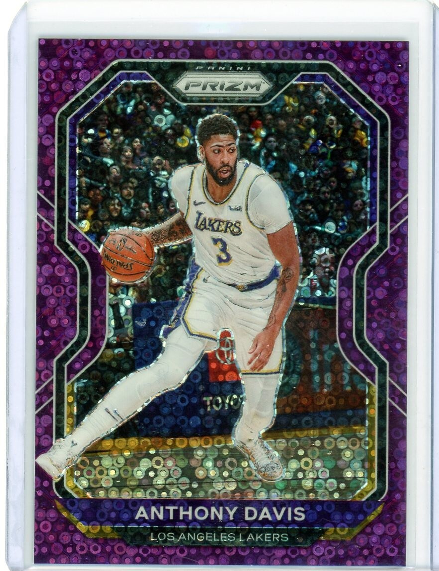 Anthony Davis 2020-21 Prizm Purple Disco 17/75