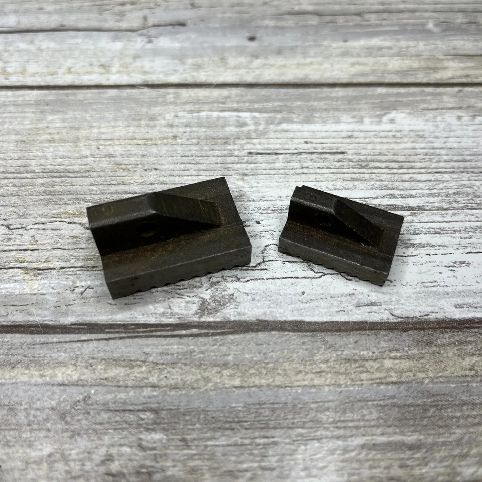 Lot Of Two Replacement Pipe Wrench Heel Jaws ~ 10 Inch and 8 Inch ~ No Pins - Image 2 of 4