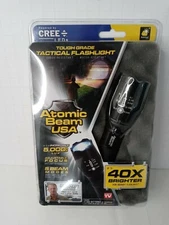 You Get 2 Atomic Beam Flashlight New: un-opened in original packaging 