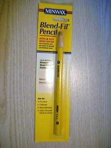 BLEND-FIL PENCIL BY MINWAX, QUICK/EASY WOOD REPAIR, NATURAL BLEACHED WOODS, USA