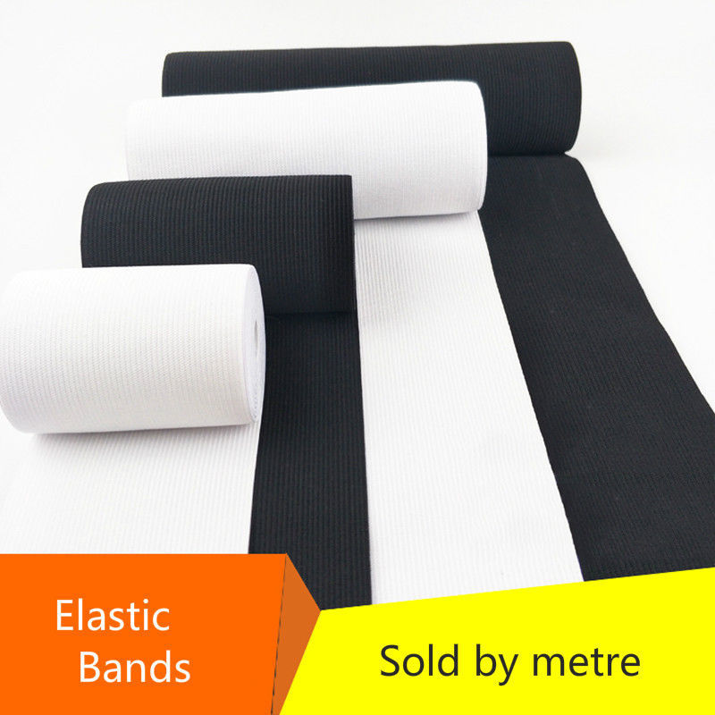 Cordon élastique De Couture élastique De 8 Mm De Bande élastique Pour Vêtements Noir