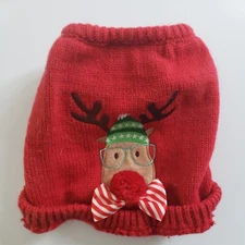 Reindeer Sweater for Small Dogs 3D- Christmas Dog Costume