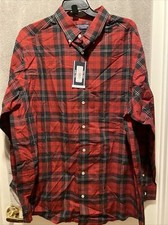 NWT's Roundtree  Yorke Shirt - Dark Red-54C - NWT - 2XT - List  59.50