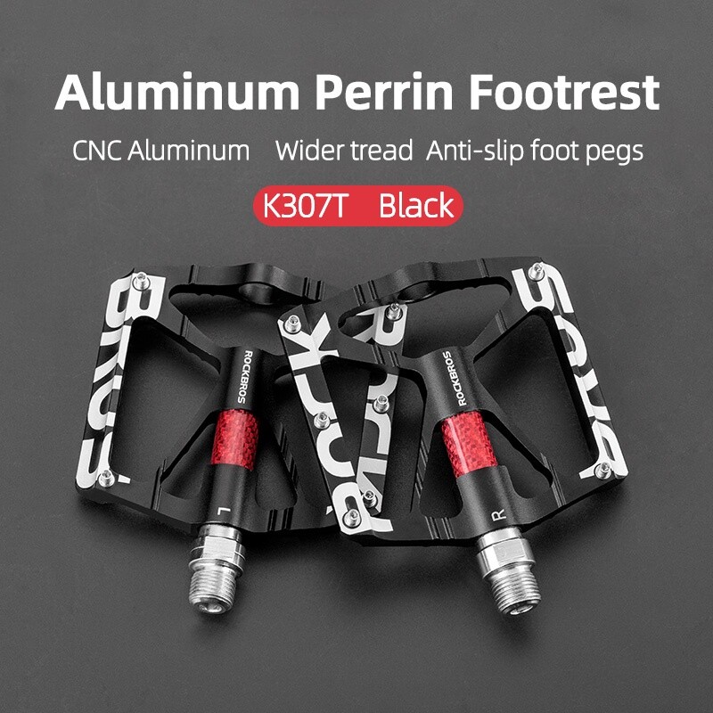 Pedali MTB Piattaforma In Alluminio Antiscivolo – Con 20 Punte E 3 Cuscinetti Sigillati, 9/16'' Per Mountain Bike, Bici Da Corsa, E-bike (Sinistra/Destra Marcati)