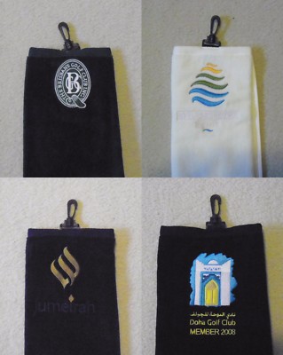 1 ONLY GOLF TOWEL -Quality Product FROM RESORTS like US M ASTERS