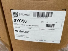 (CASE OF 15) MacLean Power Systems SYC56 Clevis Y Socket (NEW)