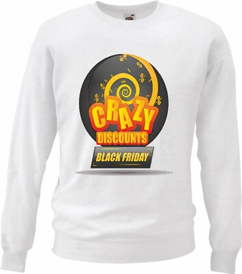 Sweatshirt CRACY DISCOUNTS BLACK FRIDAY LIFESTYLE FASHION STREET WEAR HIPHOP