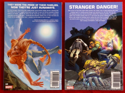 RUNAWAYS Vol 1 & 2 TPB SET, MARVEL COMICS, 2 BOOK LOT | eBay