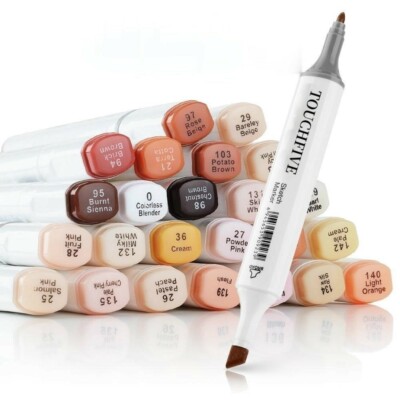 M17028 MOREZMORE TouchFive 28 FRUIT PINK Color Sketch Art Marker Alcohol-based