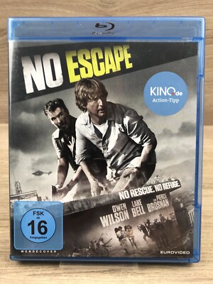 Blu-Ray   No Escape - No Rescue - No Refuge   Owen Wilson #M5