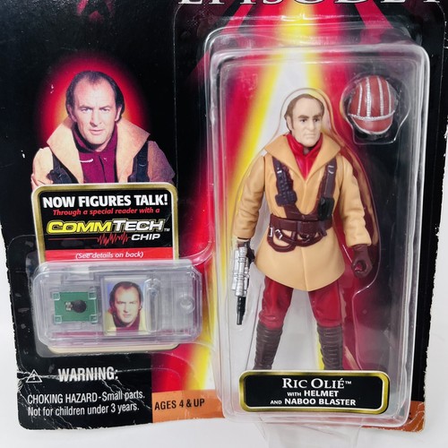 Star Wars Episode 1 Ric Olie Figure with Comm Tech Chip - Picture 4 of 10